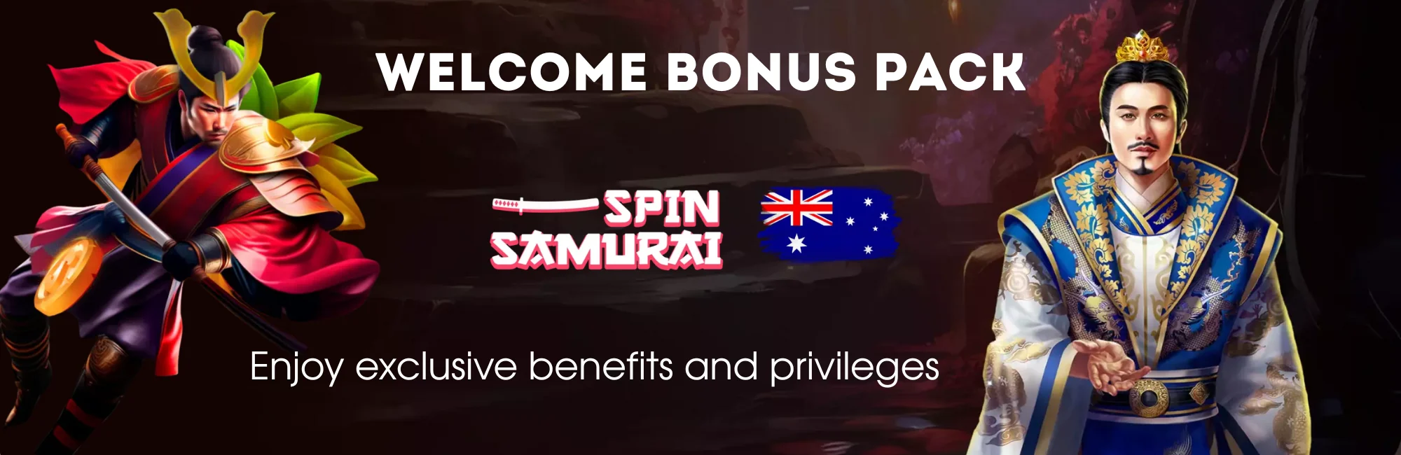 Welcome Bonus Pack at Spin Samurai